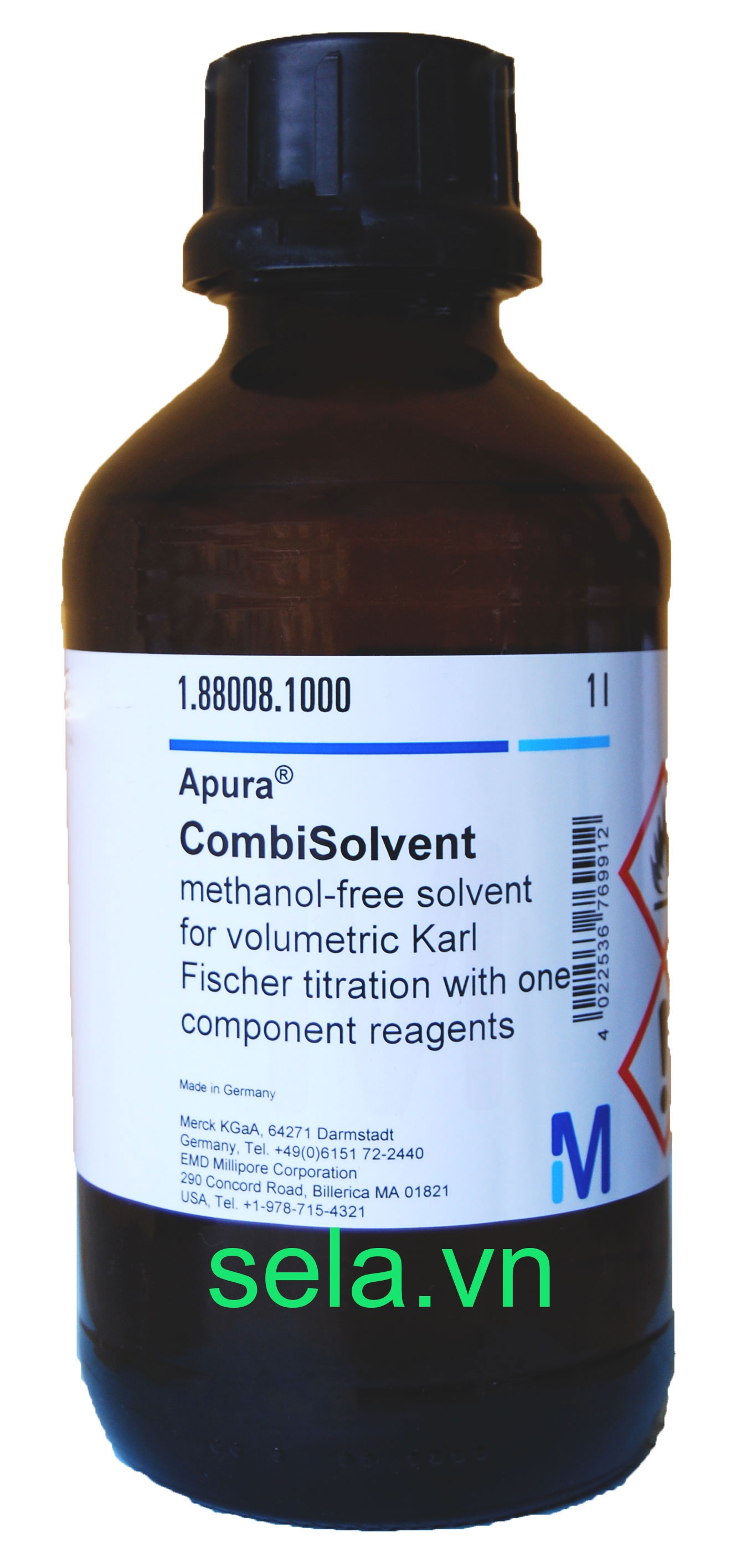 CombiSolvent methanol-free solvent for volumetric Karl Fischer titration with one component reagents Aquastar™